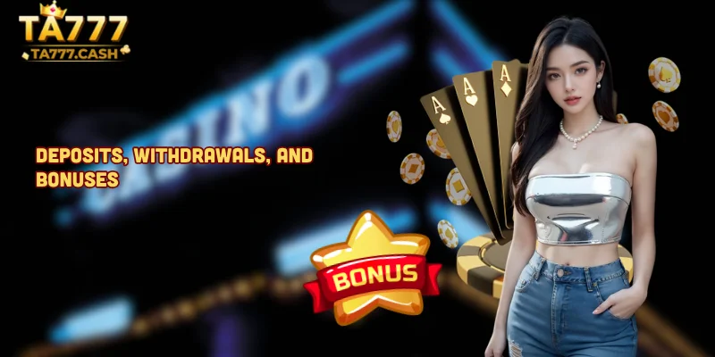 Deposits Withdrawals and Bonuses